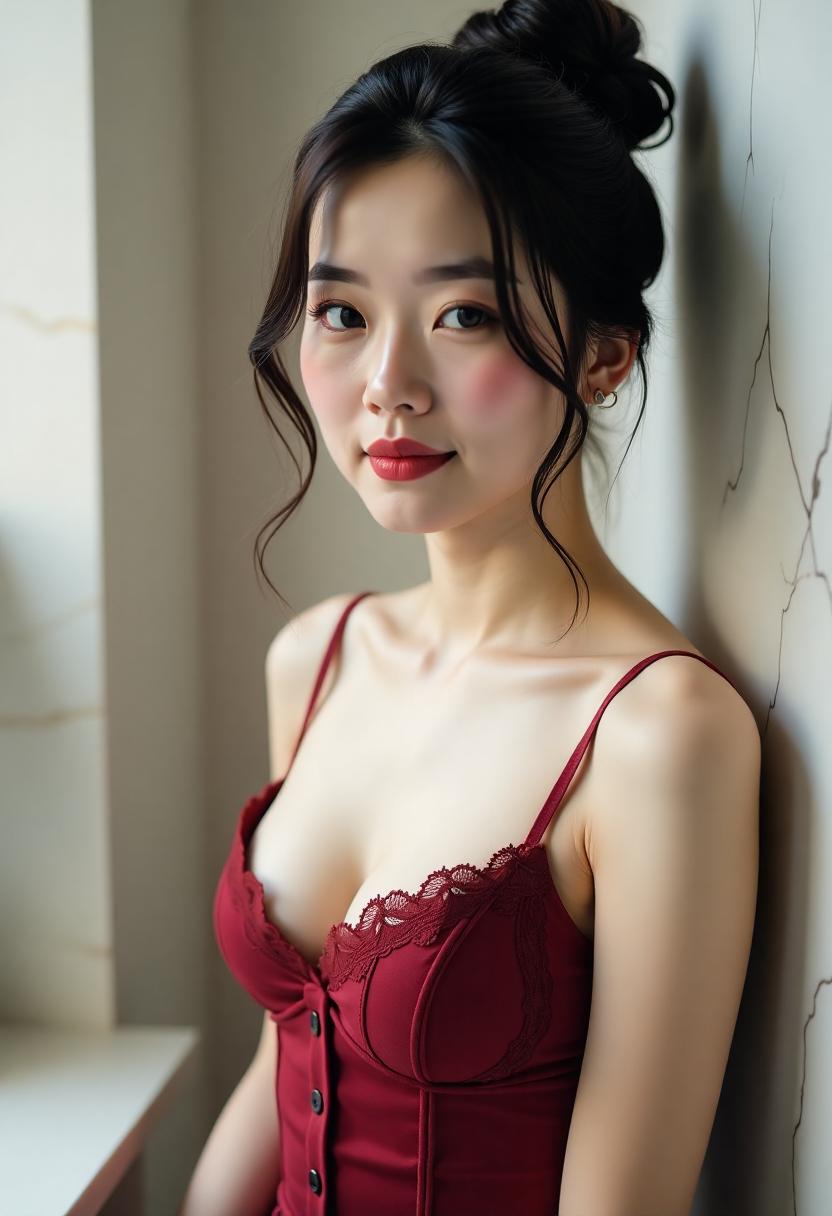 瑜伽创作者演示椅子辅助伸展